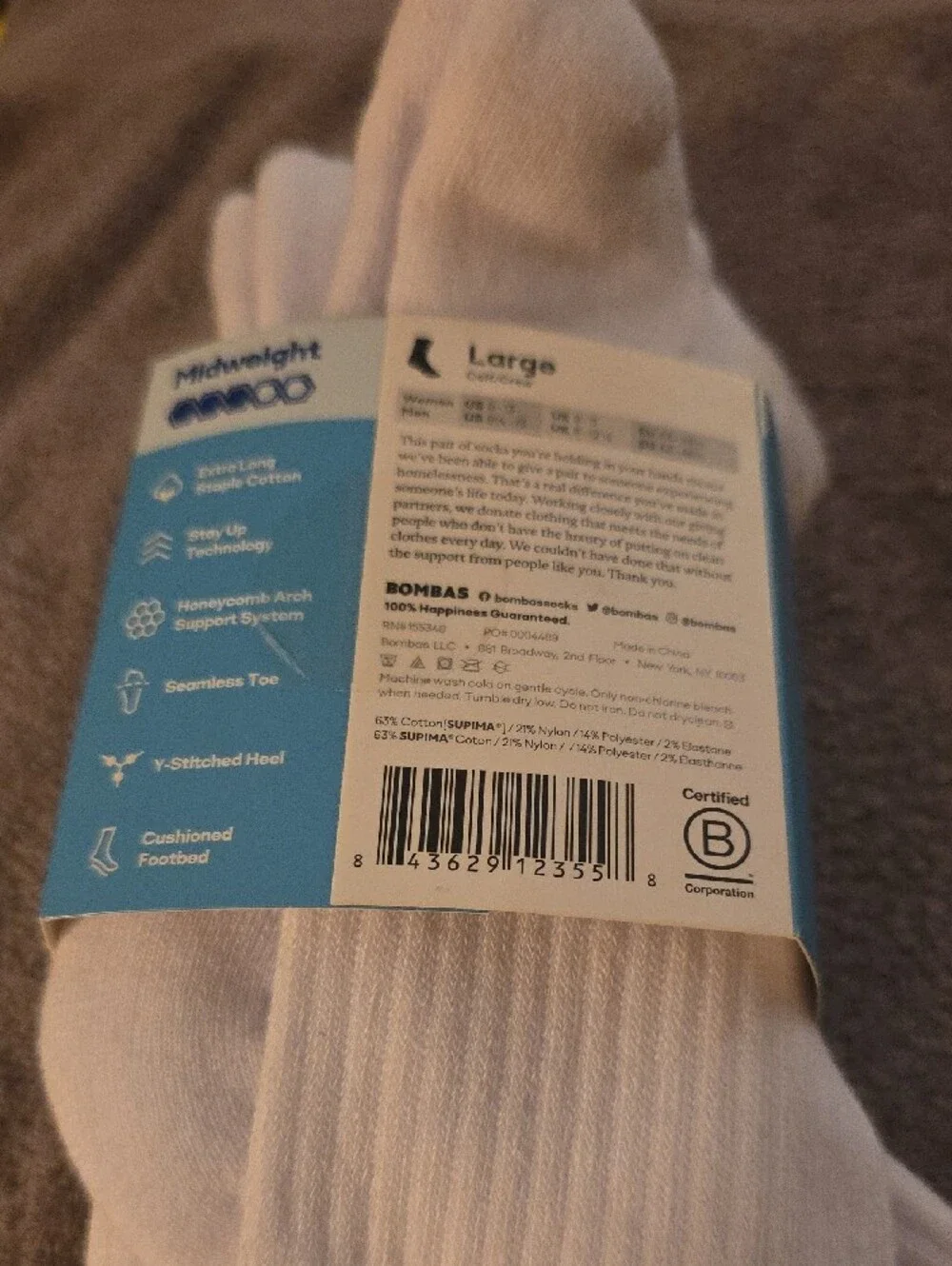 Bombas classic white